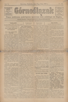 Górnoślązak : pismo codzienne, poświęcone sprawom ludu polskiego na Śląsku. R.2, nr 112 (17 maja 1903)