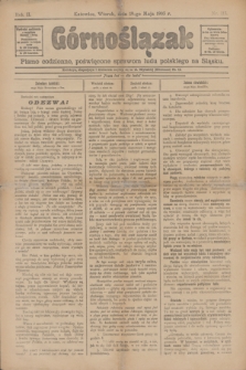 Górnoślązak : pismo codzienne, poświęcone sprawom ludu polskiego na Śląsku. R.2, nr 113 (19 maja 1903)