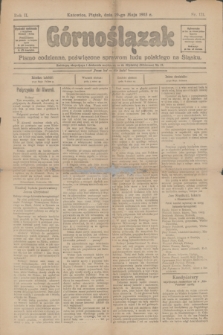 Górnoślązak : pismo codzienne, poświęcone sprawom ludu polskiego na Śląsku. R.2, nr 121 (29 maja 1903)