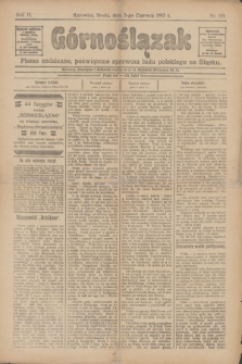 Górnoślązak : pismo codzienne, poświęcone sprawom ludu polskiego na Śląsku. R.2, nr 124 (3 czerwca 1903)