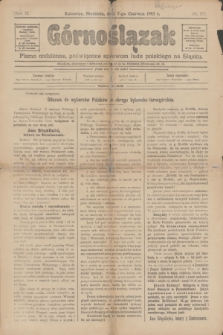 Górnoślązak : pismo codzienne, poświęcone sprawom ludu polskiego na Śląsku. R.2, nr 128 (7 czerwca 1903)