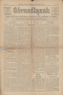 Górnoślązak : pismo codzienne, poświęcone sprawom ludu polskiego na Śląsku. R.2, nr 129 (9 czerwca 1903)