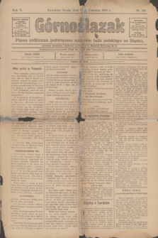 Górnoślązak : pismo codzienne, poświęcone sprawom ludu polskiego na Śląsku. R.2, nr 140 (24 czerwca 1903)