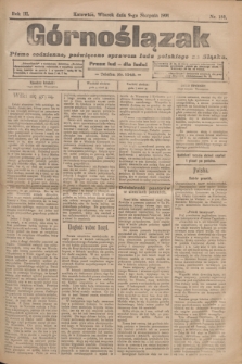 Górnoślązak : pismo codzienne, poświęcone sprawom ludu polskiego na Sląsku.R.3, nr 180 (9 sierpnia 1904)