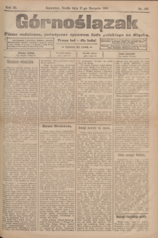 Górnoślązak : pismo codzienne, poświęcone sprawom ludu polskiego na Śląsku.R.3, nr 187 (17 sierpnia 1904)