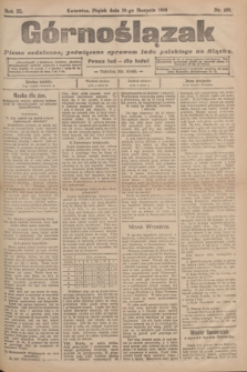 Górnoślązak : pismo codzienne, poświęcone sprawom ludu polskiego na Sląsku.R.3, nr 189 (19 sierpnia 1904)