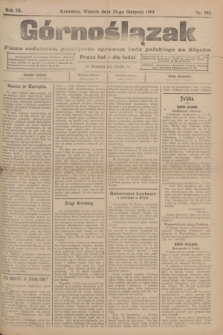 Górnoślązak : pismo codzienne, poświęcone sprawom ludu polskiego na Sląsku.R.3, nr 192 (23 sierpnia 1904)
