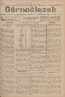 Górnoślązak : pismo codzienne, poświęcone sprawom ludu polskiego na Sląsku.R.3, nr 194 (25 sierpnia 1904)