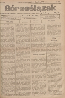 Górnoślązak : pismo codzienne, poświęcone sprawom ludu polskiego na Sląsku.R.3, nr 202 (3 września 1904)