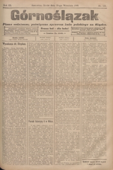 Górnoślązak : pismo codzienne, poświęcone sprawom ludu polskiego na Sląsku.R.3, nr 223 (28 września 1904)