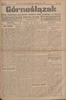 Górnoślązak : pismo codzienne, poświęcone sprawom ludu polskiego na Sląsku.R.3, nr 232 (8 października 1904)