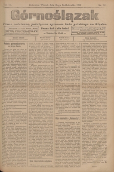 Górnoślązak : pismo codzienne, poświęcone sprawom ludu polskiego na Sląsku.R.3, nr 240 (18 października 1904)