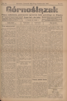 Górnoślązak : pismo codzienne, poświęcone sprawom ludu polskiego na Sląsku.R.3, nr 242 (20 października 1904)
