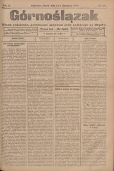 Górnoślązak : pismo codzienne, poświęcone sprawom ludu polskiego na Sląsku.R.3, nr 254 (4 listopada 1904)