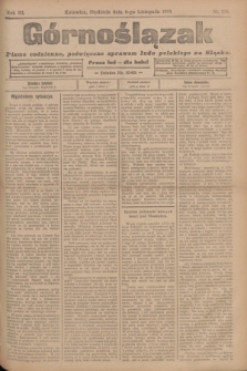 Górnoślązak : pismo codzienne, poświęcone sprawom ludu polskiego na Sląsku.R.3, nr 256 (6 listopada 1904) + dod.