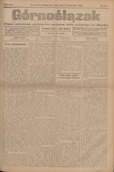 Górnoślązak : pismo codzienne, poświęcone sprawom ludu polskiego na Sląsku.R.3, nr 259 (10 listopada 1904)