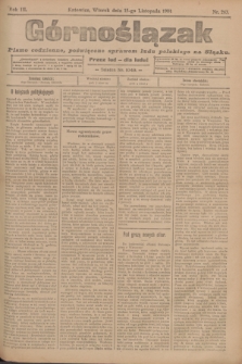 Górnoślązak : pismo codzienne, poświęcone sprawom ludu polskiego na Sląsku.R.3, nr 263 (15 listopada 1904)