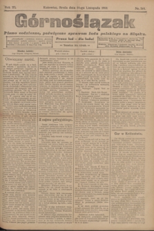 Górnoślązak : pismo codzienne, poświęcone sprawom ludu polskiego na Sląsku.R.3, nr 264 (16 listopada 1904)