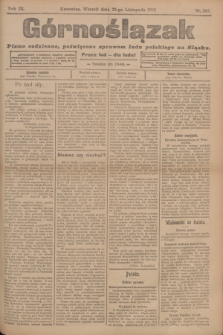 Górnoślązak : pismo codzienne, poświęcone sprawom ludu polskiego na Sląsku.R.3, nr 268 (22 listopada 1904)