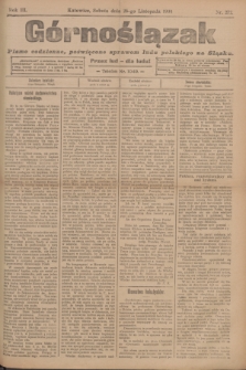 Górnoślązak : pismo codzienne, poświęcone sprawom ludu polskiego na Śląsku.R.3, nr 272 (26 listopada 1904)