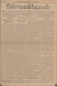 Górnoślązak : pismo codzienne, poświęcone sprawom ludu polskiego na Śląsku.R.3, nr 277 (2 grudnia 1904)