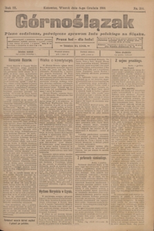 Górnoślązak : pismo codzienne, poświęcone sprawom ludu polskiego na Śląsku.R.3, nr 280 (6 grudnia 1904)