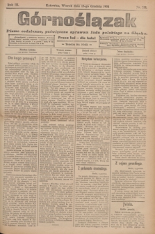 Górnoślązak : pismo codzienne, poświęcone sprawom ludu polskiego na Śląsku.R.3, nr 285 (13 grudnia 1904)