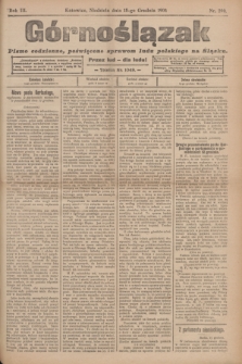 Górnoślązak : pismo codzienne, poświęcone sprawom ludu polskiego na Śląsku.R.3, nr 290 (18 grudnia 1904) + dod.