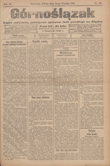 Górnoślązak : pismo codzienne, poświęcone sprawom ludu polskiego na Śląsku.R.3, nr 295 (24 grudnia 1904)