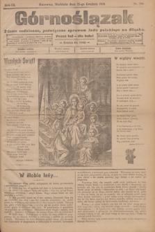 Górnoślązak : pismo codzienne, poświęcone sprawom ludu polskiego na Śląsku.R.3, nr 296 (25 grudnia 1904) + dod.