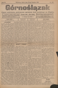 Górnoślązak : pismo codzienne, poświęcone sprawom ludu polskiego na Śląsku.R.3, nr 297 (28 grudnia 1904)