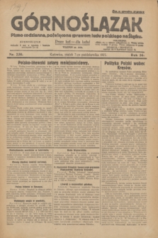 Górnoślązak : pismo codzienne, poświęcone sprawom ludu polskiego na Śląsku.R.26, nr 230 (7 października 1927) + dod.