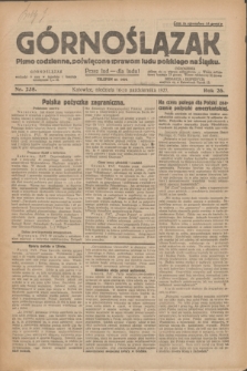Górnoślązak : pismo codzienne, poświęcone sprawom ludu polskiego na Śląsku.R.26, nr 238 (16 października 1927) + dod.