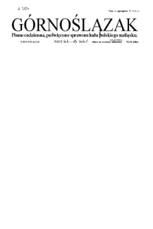 Górnoślązak : pismo codzienne, poświęcone sprawom ludu polskiego na Śląsku.R.26, nr 247 (27 października 1927) + dod.