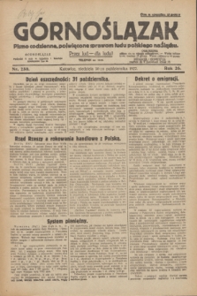 Górnoślązak : pismo codzienne, poświęcone sprawom ludu polskiego na Śląsku.R.26, nr 250 (30 października 1927) + dod.