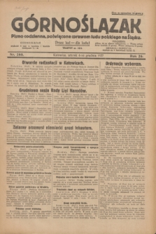 Górnoślązak : pismo codzienne, poświęcone sprawom ludu polskiego na Śląsku.R.26, nr 280 (6 grudnia 1927) + dod.