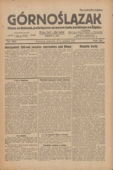 Górnoślązak : pismo codzienne, poświęcone sprawom ludu polskiego na Śląsku.R.26, nr 287 (15 grudnia 1927) + dod.