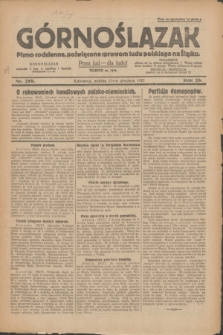 Górnoślązak : pismo codzienne, poświęcone sprawom ludu polskiego na Śląsku.R.26, nr 289 (17 grudnia 1927) + dod.