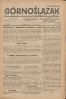 Górnoślązak : pismo codzienne, poświęcone sprawom ludu polskiego na Śląsku.R.26, nr 291 (20 grudnia 1927) + dod.