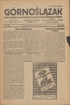 Górnoślązak : pismo codzienne, poświęcone sprawom ludu polskiego na Śląsku.R.26, nr 296 (25 grudnia 1927) + dod.