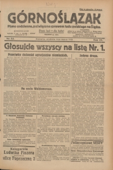 Górnoślązak : pismo codzienne, poświęcone sprawom ludu polskiego na Śląsku.R.27, nr 53 (4 marca 1928) + dod.