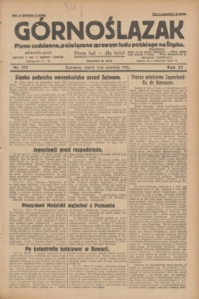 Górnoślązak : pismo codzienne, poświęcone sprawom ludu polskiego na Śląsku.R.27, nr 177 (3 sierpnia 1928) + dod.