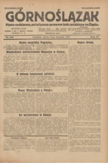 Górnoślązak : pismo codzienne, poświęcone sprawom ludu polskiego na Śląsku.R.27, nr 261 (10 listopada 1928) + dod.