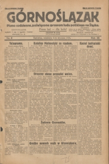 Górnoślązak : pismo codzienne, poświęcone sprawom ludu polskiego na Śląsku.R.28, nr 5 (6 stycznia 1929) + dod.