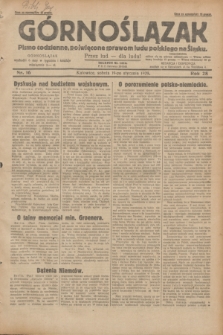 Górnoślązak : pismo codzienne, poświęcone sprawom ludu polskiego na Śląsku.R.28, nr 16 (19 stycznia 1929) + dod.