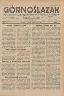 Górnoślązak : pismo codzienne, poświęcone sprawom ludu polskiego na Śląsku.R.28, nr 33 (9 lutego 1929) + dod.