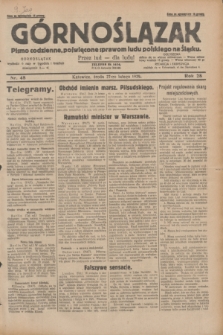 Górnoślązak : pismo codzienne, poświęcone sprawom ludu polskiego na Śląsku.R.28, nr 48 (27 lutego 1929) + dod.