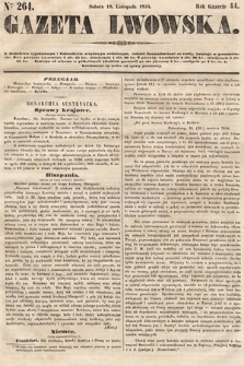 Gazeta Lwowska. 1854, nr 264