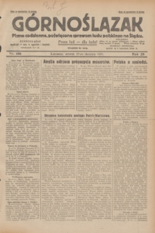 Górnoślązak : pismo codzienne, poświęcone sprawom ludu polskiego na Śląsku.R.28, nr 196 (27 sierpnia 1929) + dod.