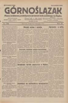 Górnoślązak : pismo codzienne, poświęcone sprawom ludu polskiego na Śląsku.R.28, nr 256 (6 listopada 1929) + dod.